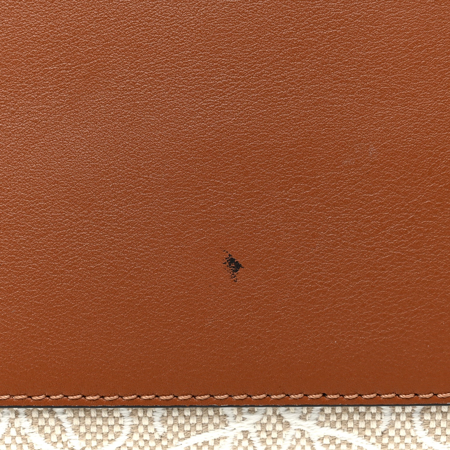 Loewe Jacquard Anagram Calfskin Small Cubi Bag Ecru Tan 13 of 17