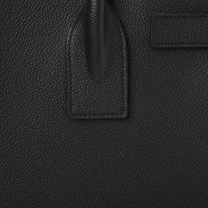 Saint Laurent Grained Calfskin Small Sac De Jour Black 10 of 13