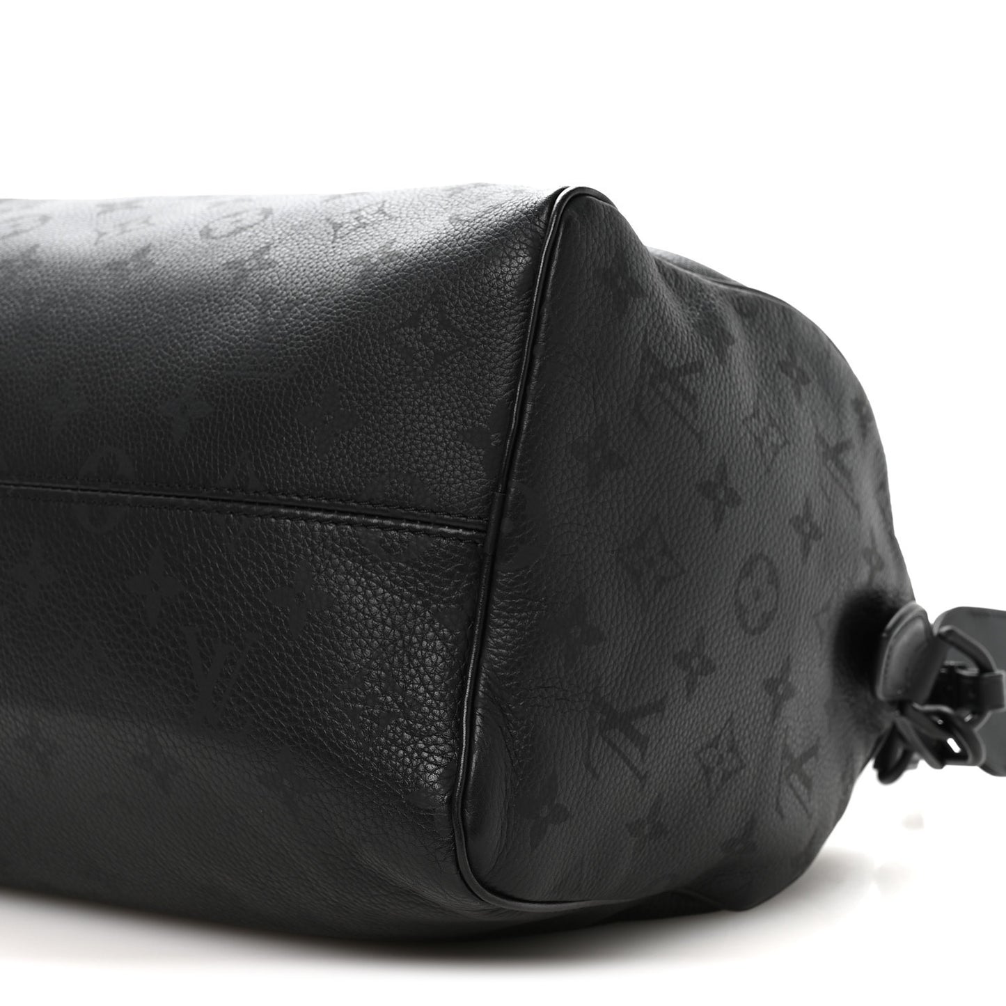 Calfskin Monogram Speedy P9 Bandouliere 30 Ultra Black