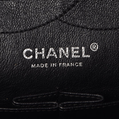 Chanel Metallic Aged Calfskin Quilted 2.55 Reissue 227 Flap So Black 8 of 9