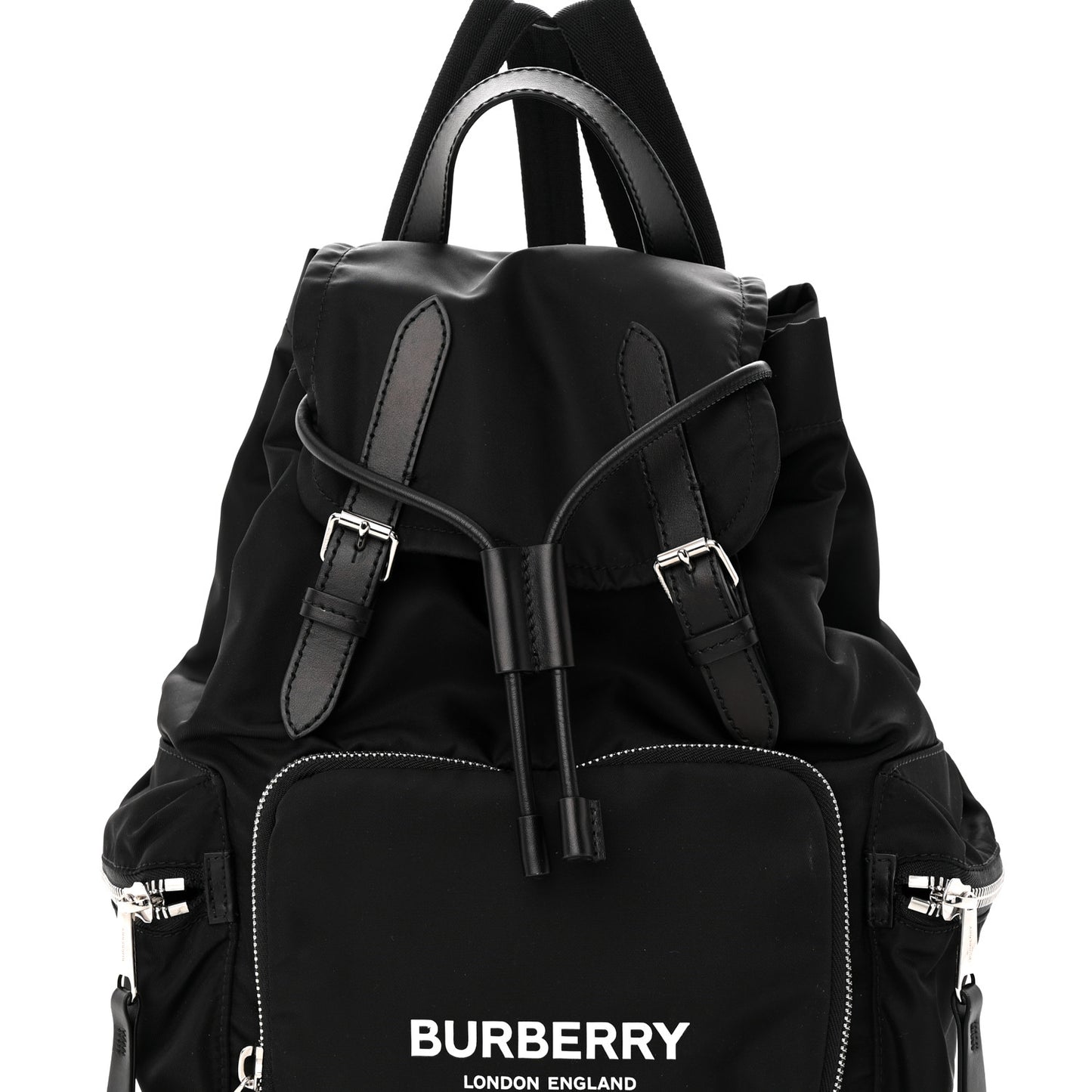 Nylon Logo Print Small Rucksack Backpack