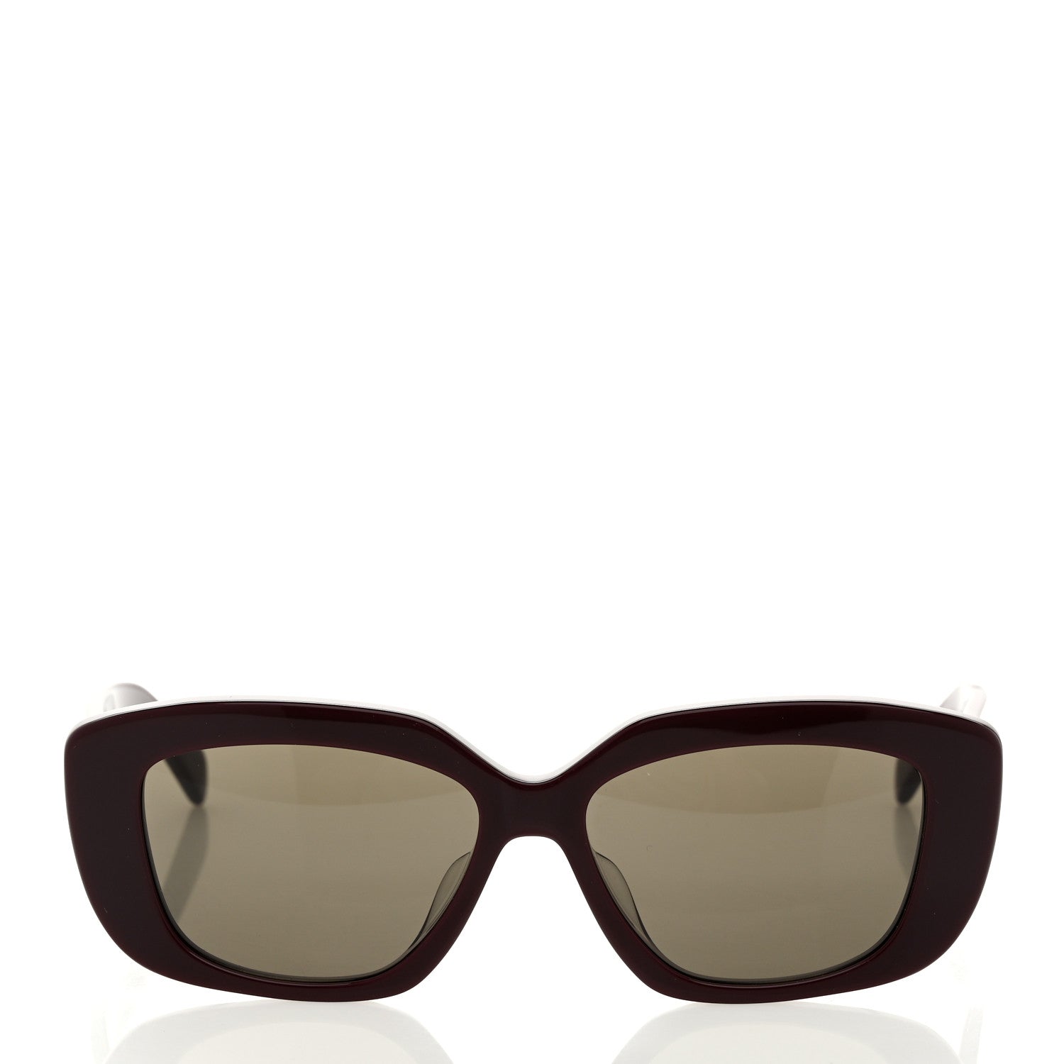 Celine Acetate Triomphe Sunglasses CL40216U Burgundy 2 of 7
