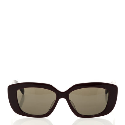Celine Acetate Triomphe Sunglasses CL40216U Burgundy 2 of 7