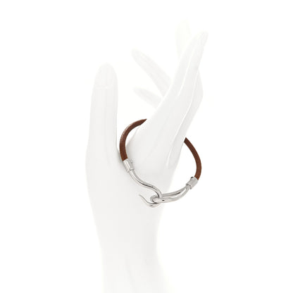 Hermes Natural Bridle Jumbo Hook Bracelet Bouton 2 of 4