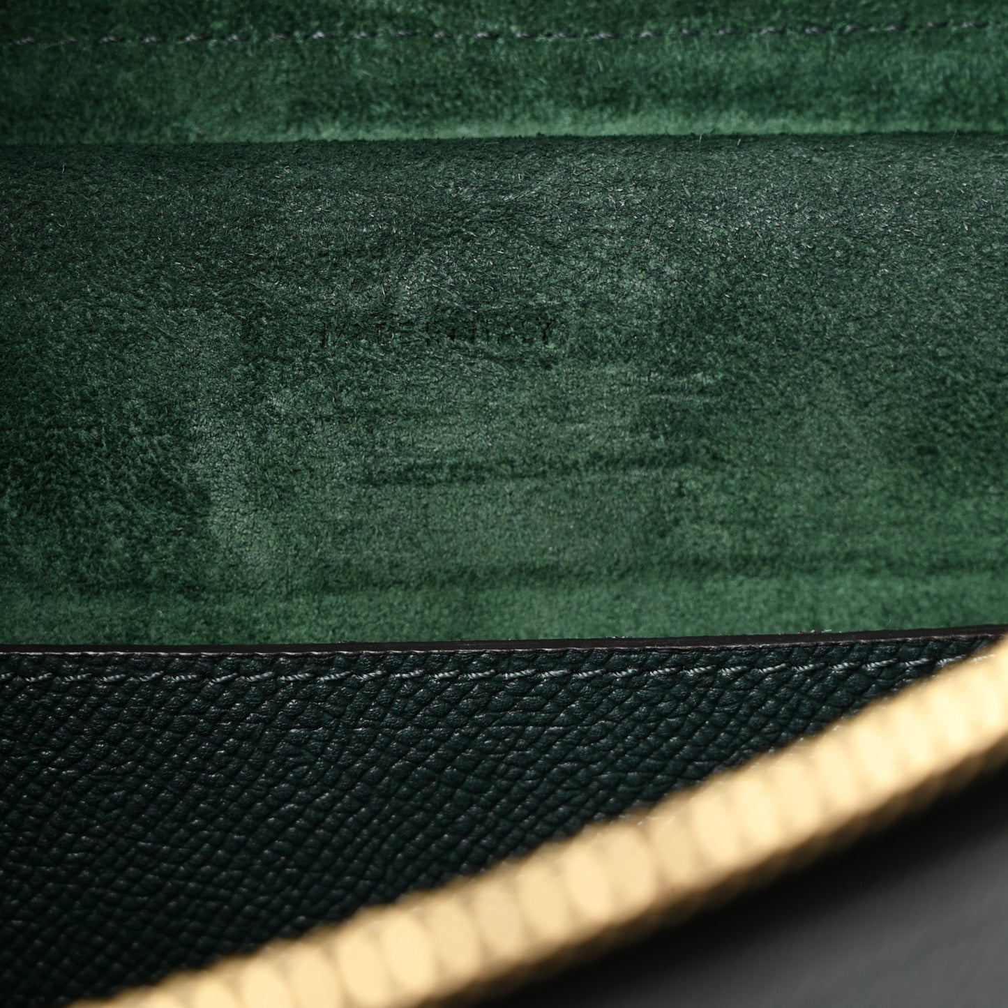 Grained Calfskin Micro Belt Bag Amazone