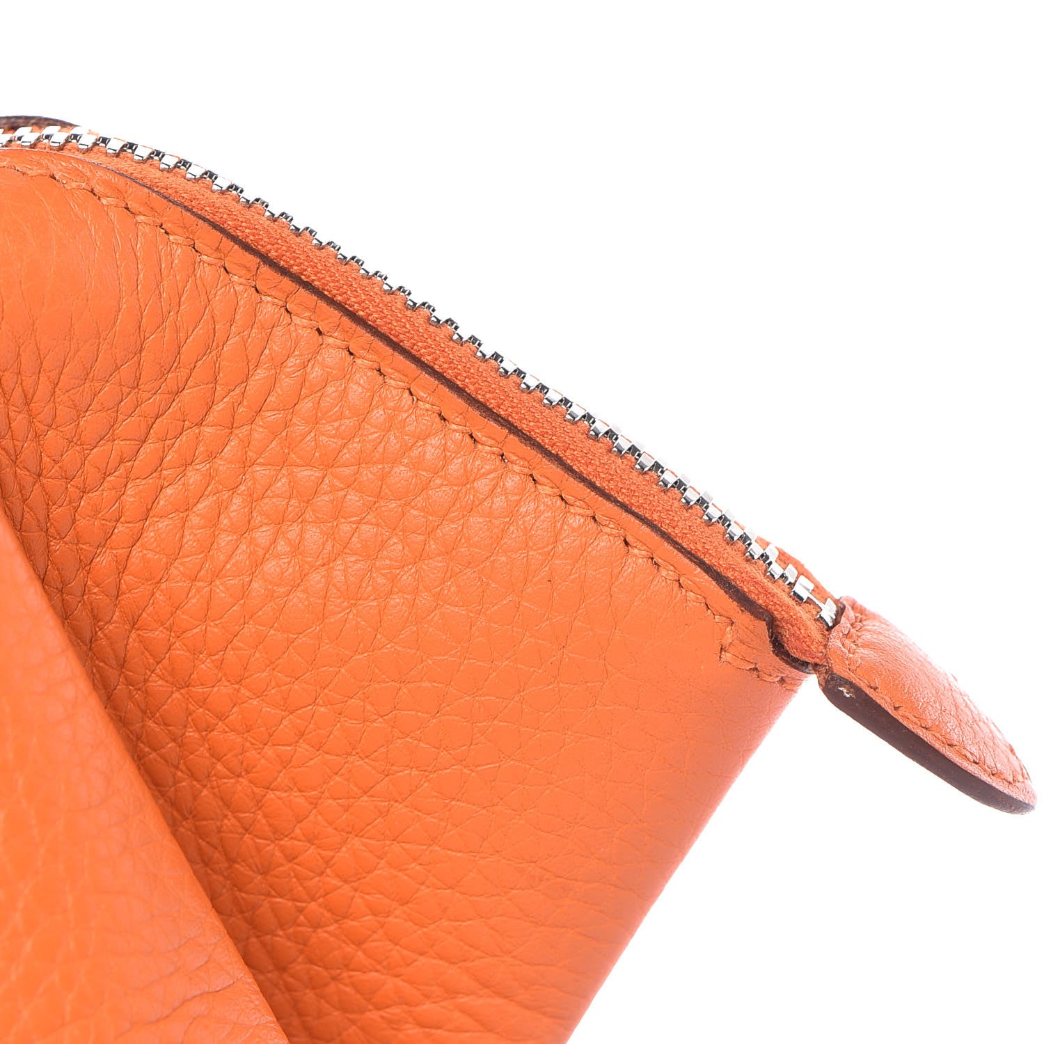 Hermes Taurillon Clemence Paris Bombay 37 Orange 18 of 27
