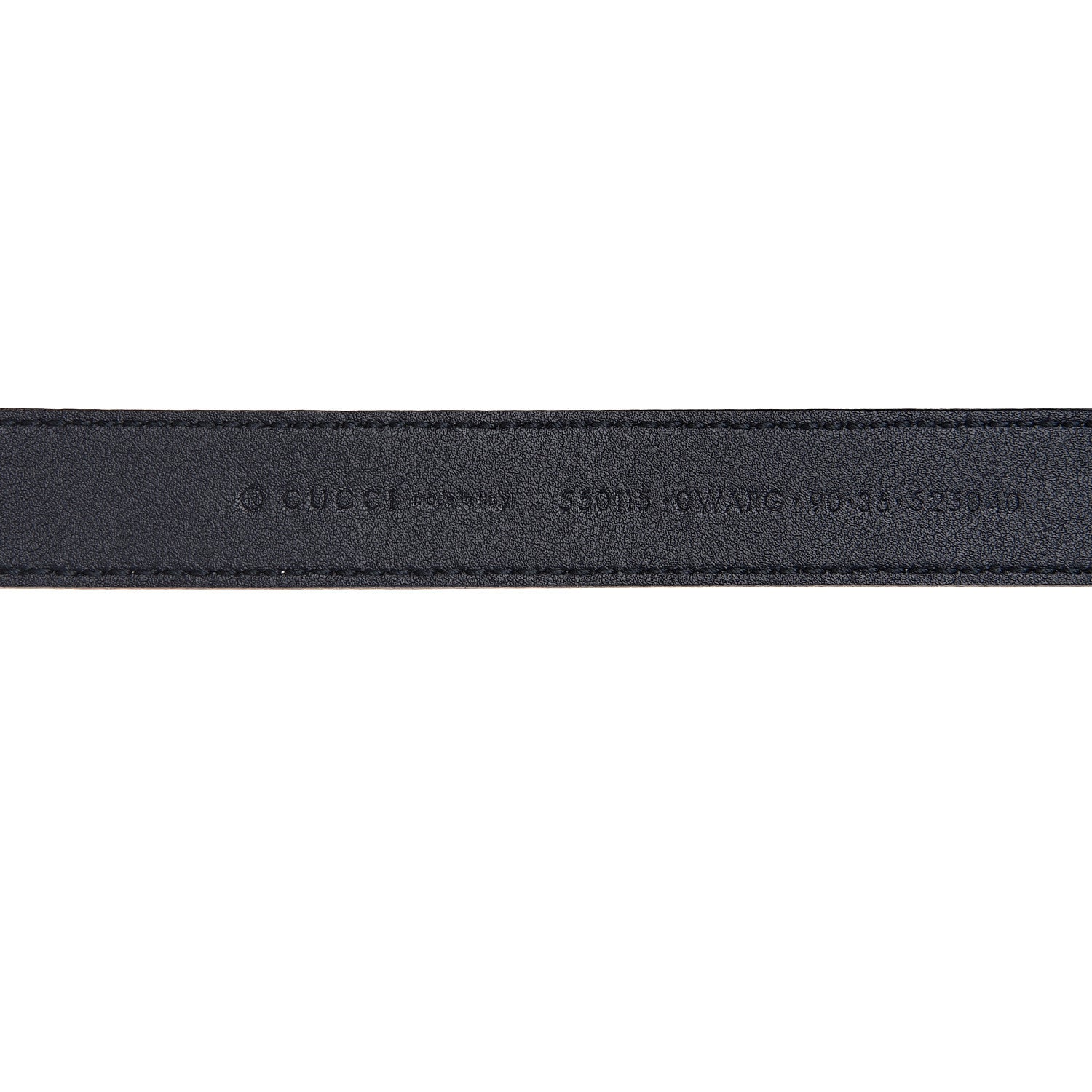 Gucci Calfskin Torchon Double G 20mm Belt 90 36 Off White Blue Red 4 of 4