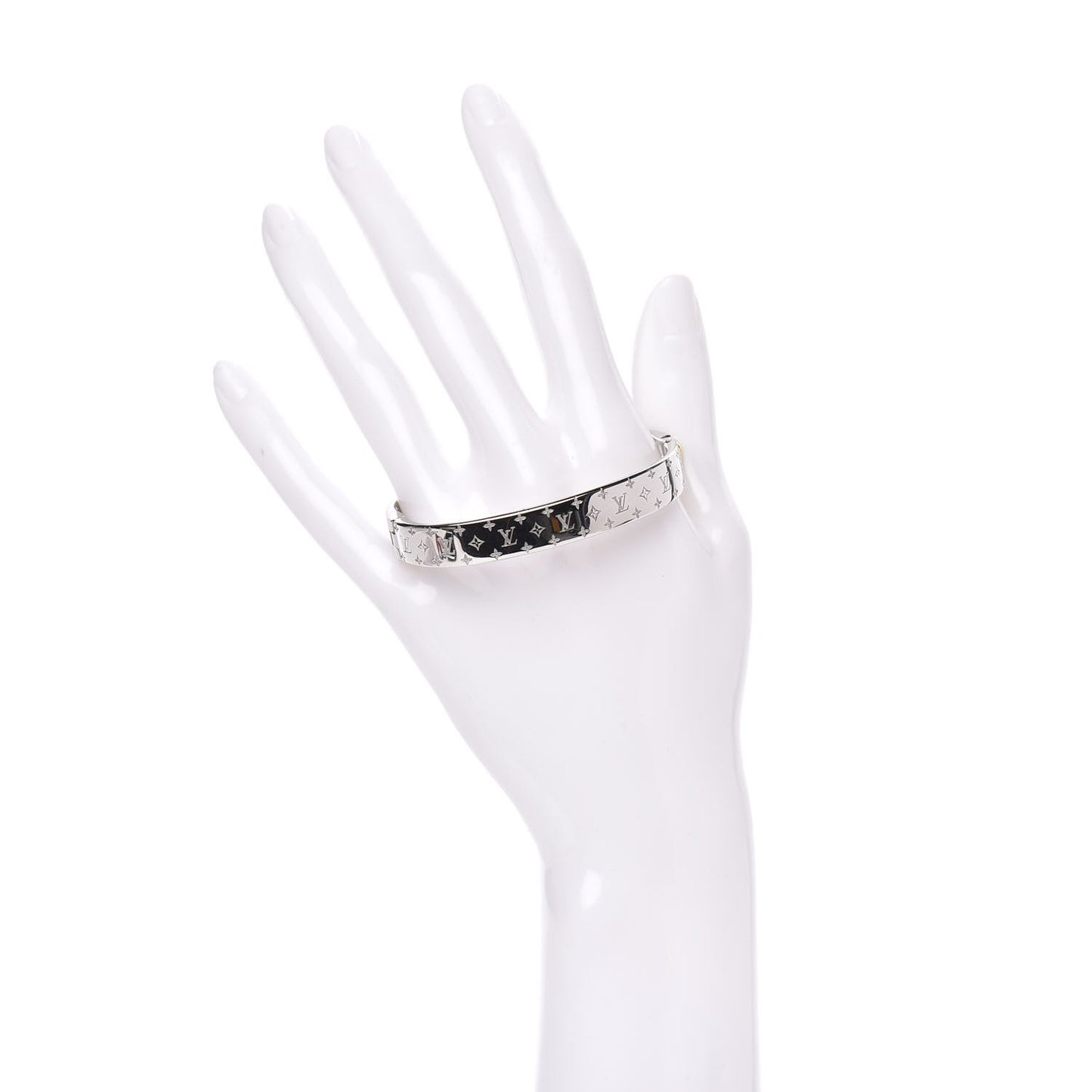 Palladium Monogram Nanogram Cuff S