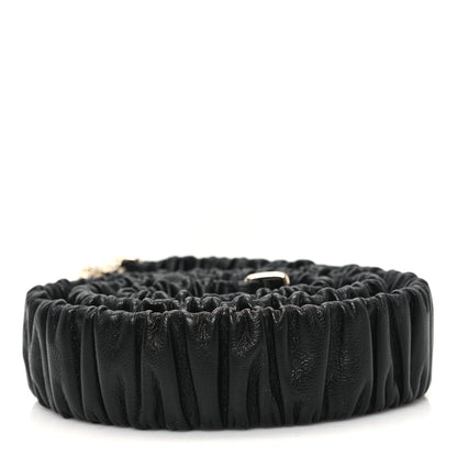 Chanel Lambskin Crystal CC Belt 85 34 Black 2 of 4