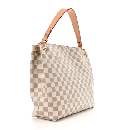 Louis Vuitton Damier Azur Graceful PM Rose Ballerine 3 of 9