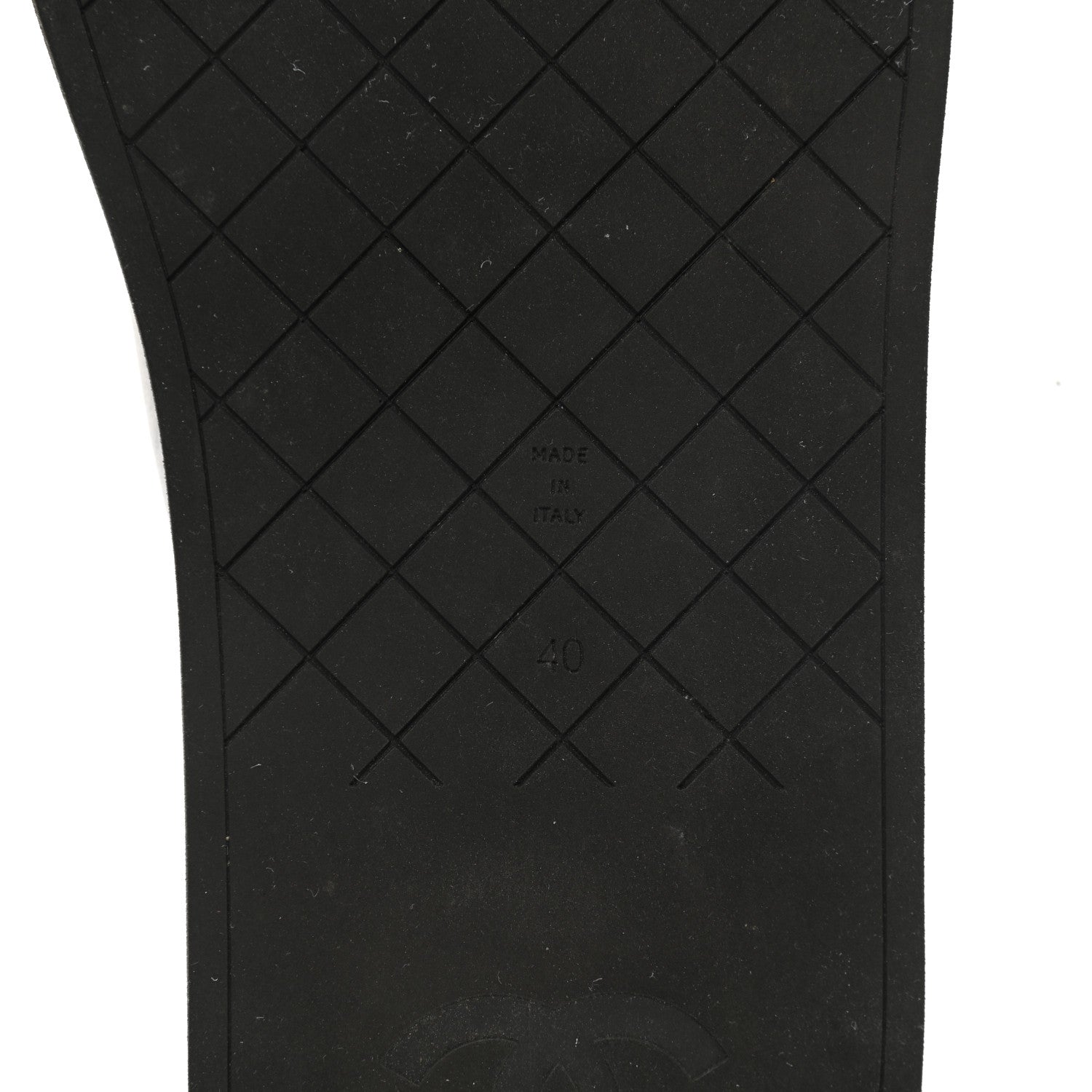 Chanel Lambskin Padded Pool Thong Sandals 40 Black 6 of 10