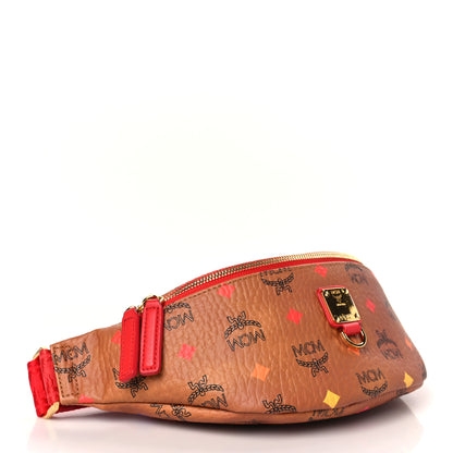 MCM Skyoptic Visetos Small Fursten Belt Bag Diamond Cognac 3 of 7