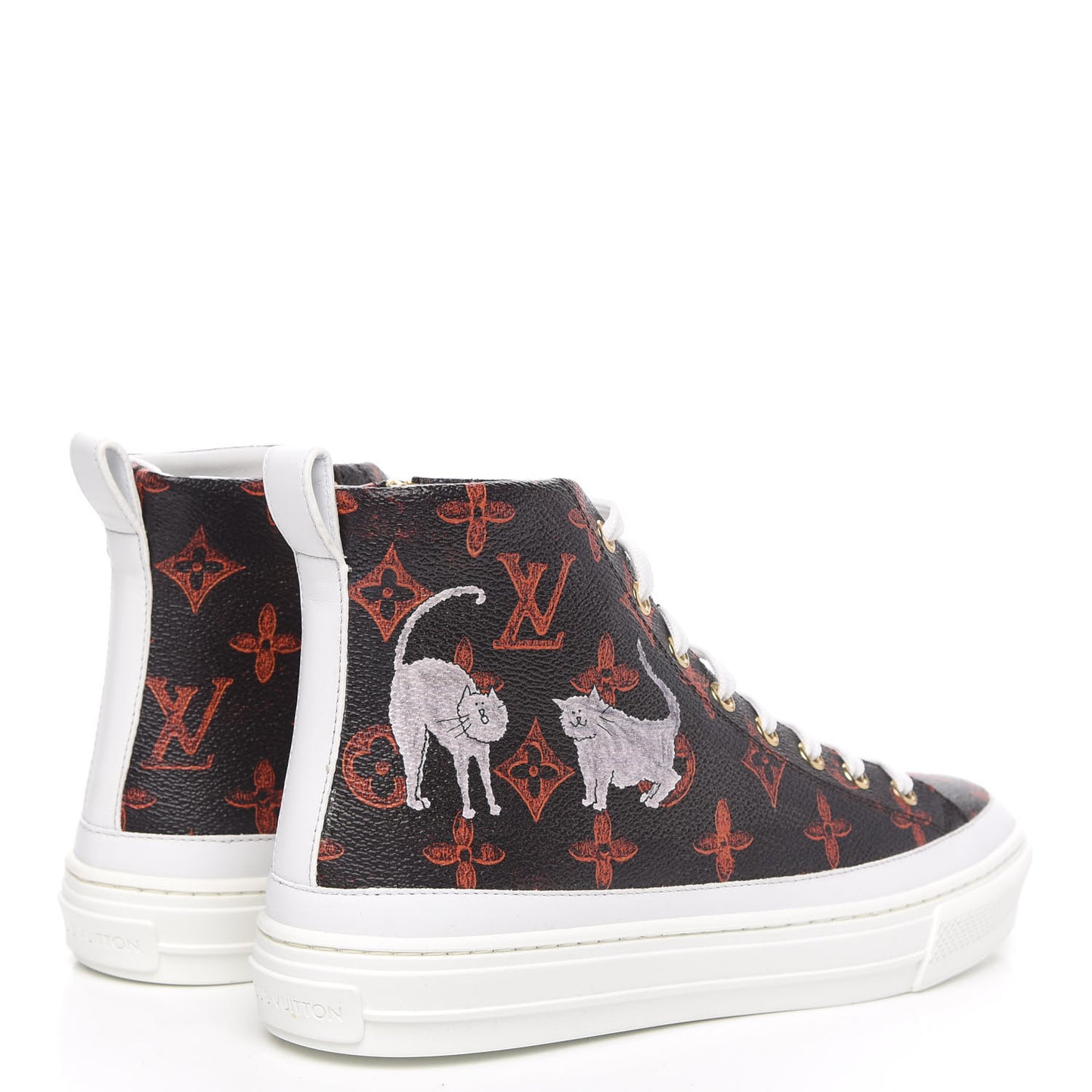 Catogram Stellar Sneaker Boots 38 Marron