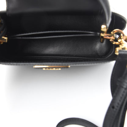 Prada Saffiano Cuir Micro Matinee Tote Black 6 of 10