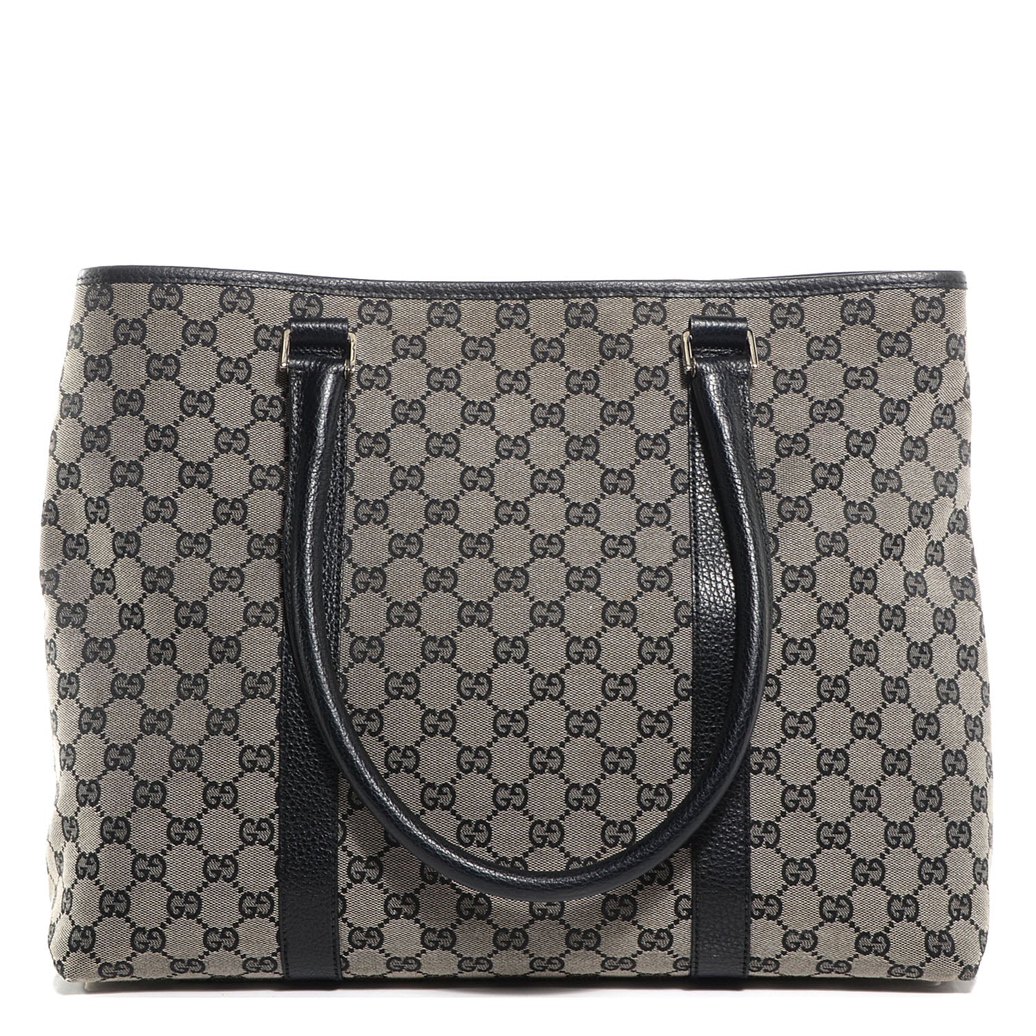 Gucci GG Monogram Large Tote Navy 1 of 7