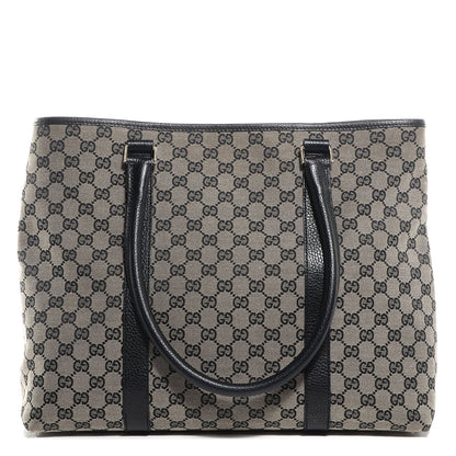 Gucci GG Monogram Large Tote Navy 1 of 7