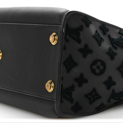 Louis Vuitton Calfskin Monogram Tufting On My Side Black 11 of 12