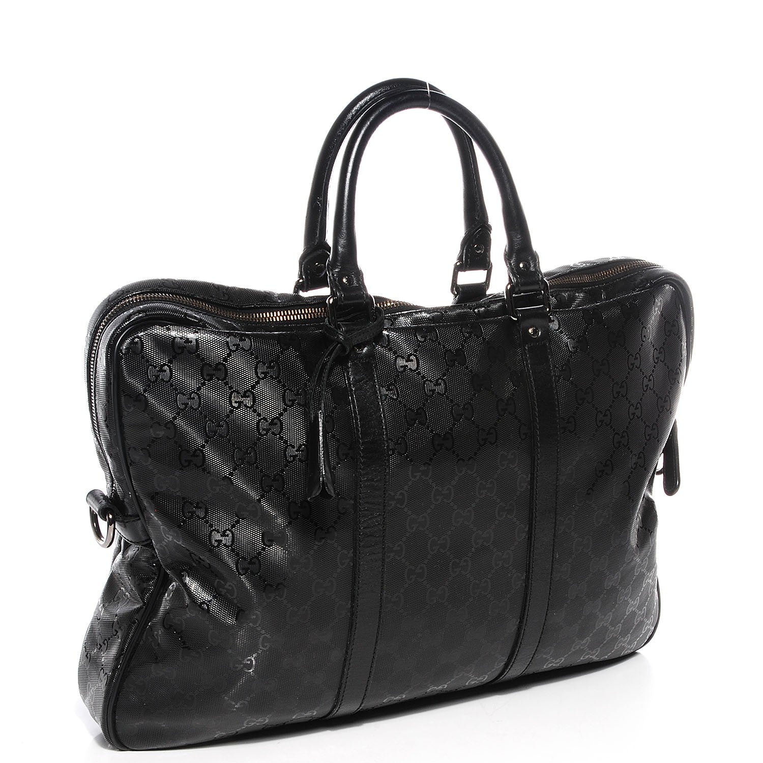 Gucci Imprime Monogram Medium Briefcase Black 3 of 9