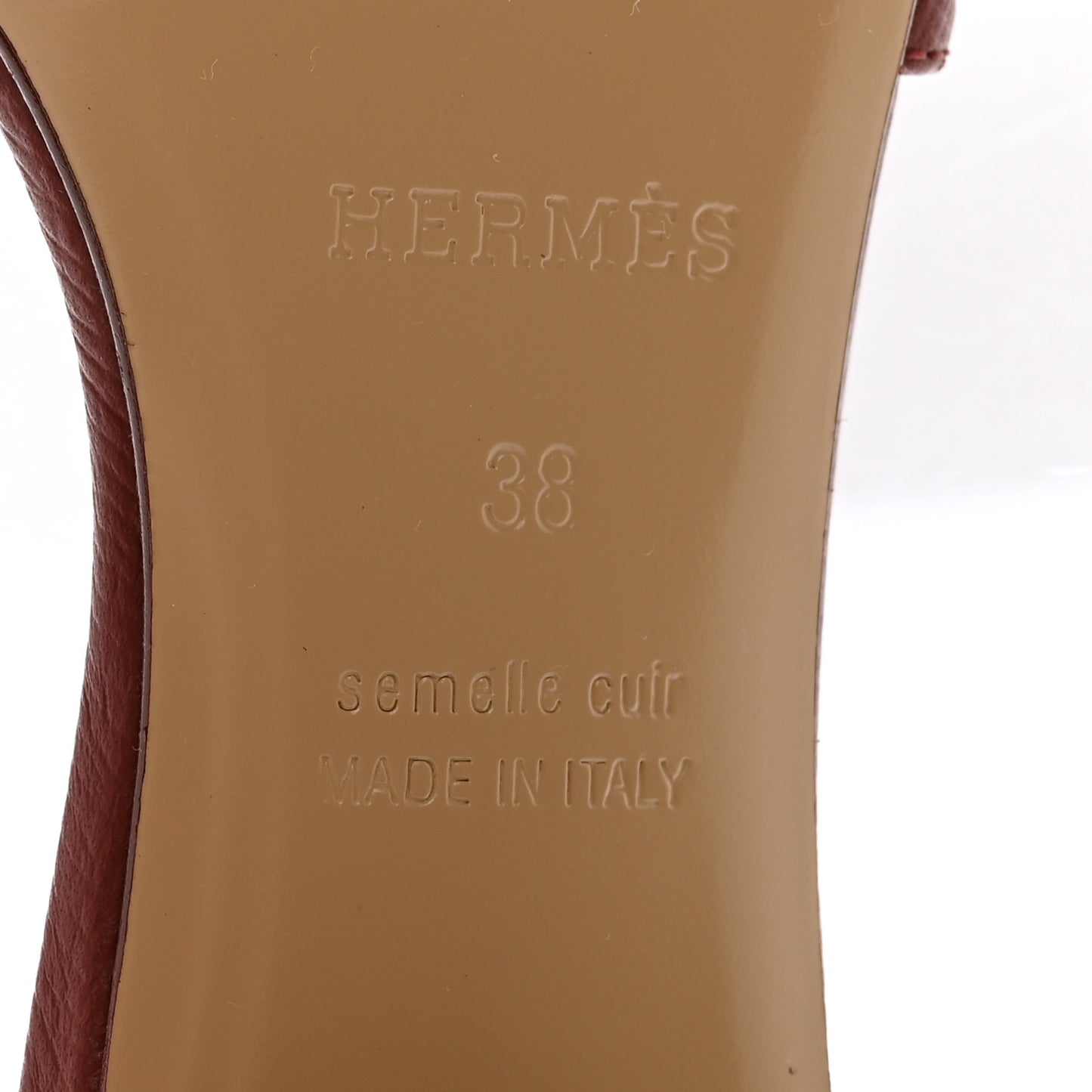 Epsom Oasis Sandals 38 Rouge H