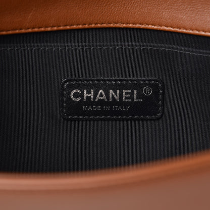 Chanel Calfskin Quilted Embellished Dallas Cordoba Medium Boy Flap Brown 6 of 16