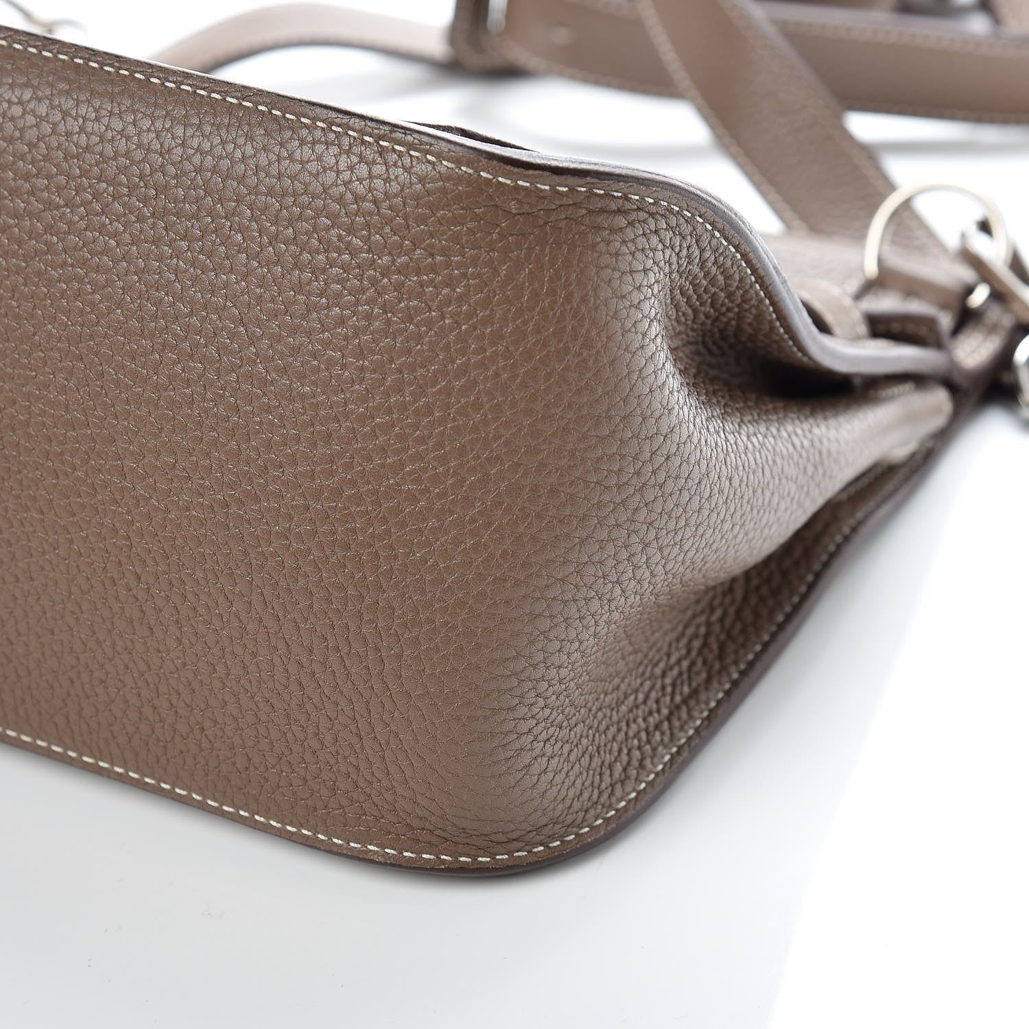 Hermes Taurillon Clemence Jypsiere 28 Etoupe 15 of 15