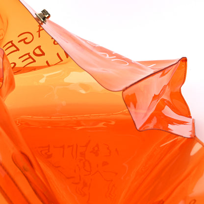 Hermes Vinyl Souvenir De L'Exposition Kelly Orange 5 of 15