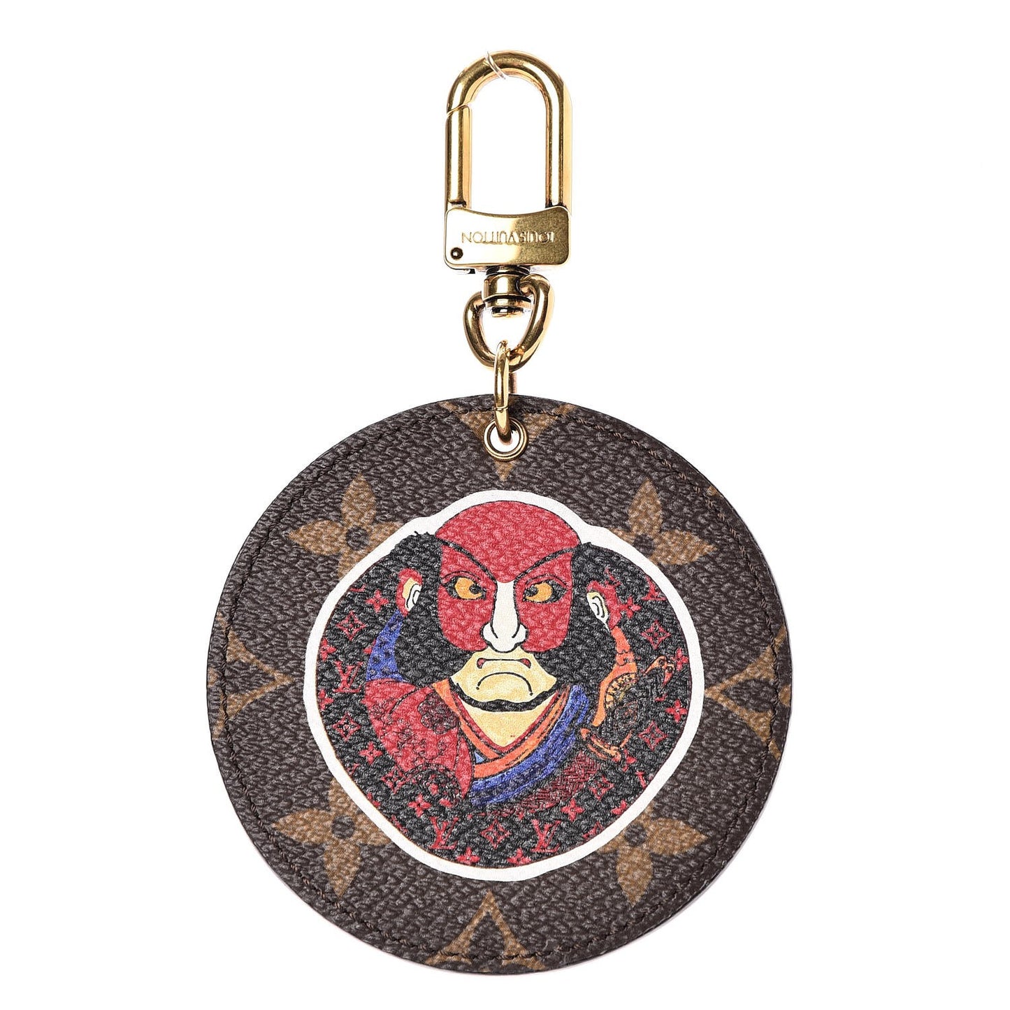 Monogram Illustre Kabuki Bag Charm Key Ring