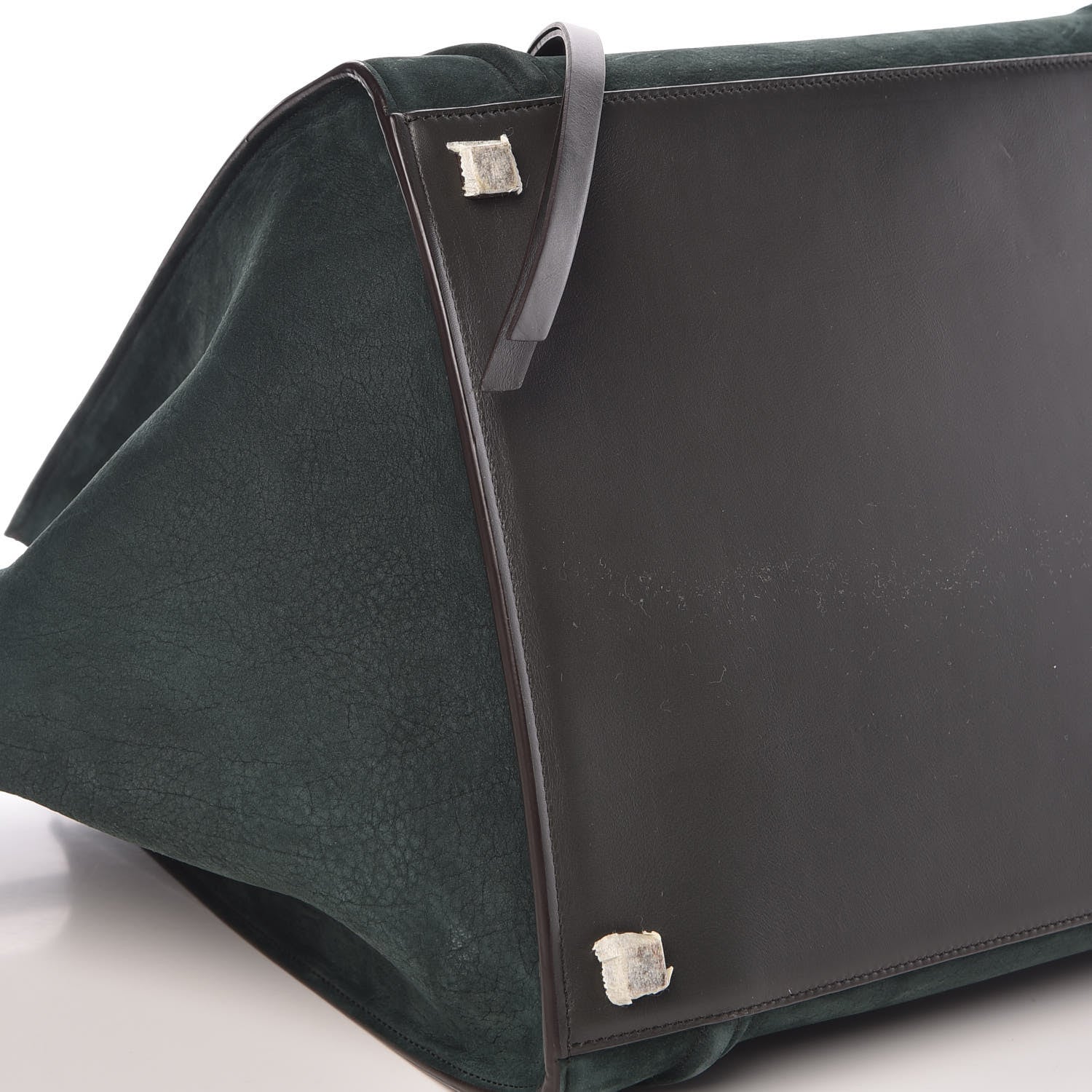 Celine Nubuck Medium Phantom Luggage Bottle Green 12 of 13