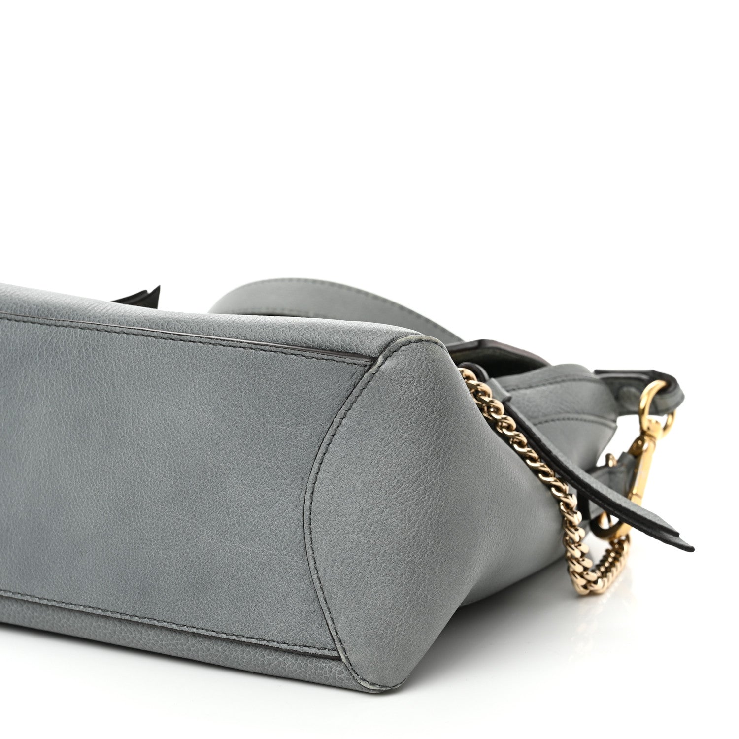 Chloe Calfskin Small Faye Day Shoulder Bag Cloudy Blue 9 of 11
