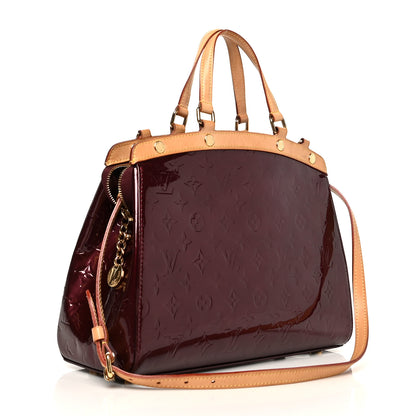 Louis Vuitton Vernis Brea MM Griotte 3 of 6