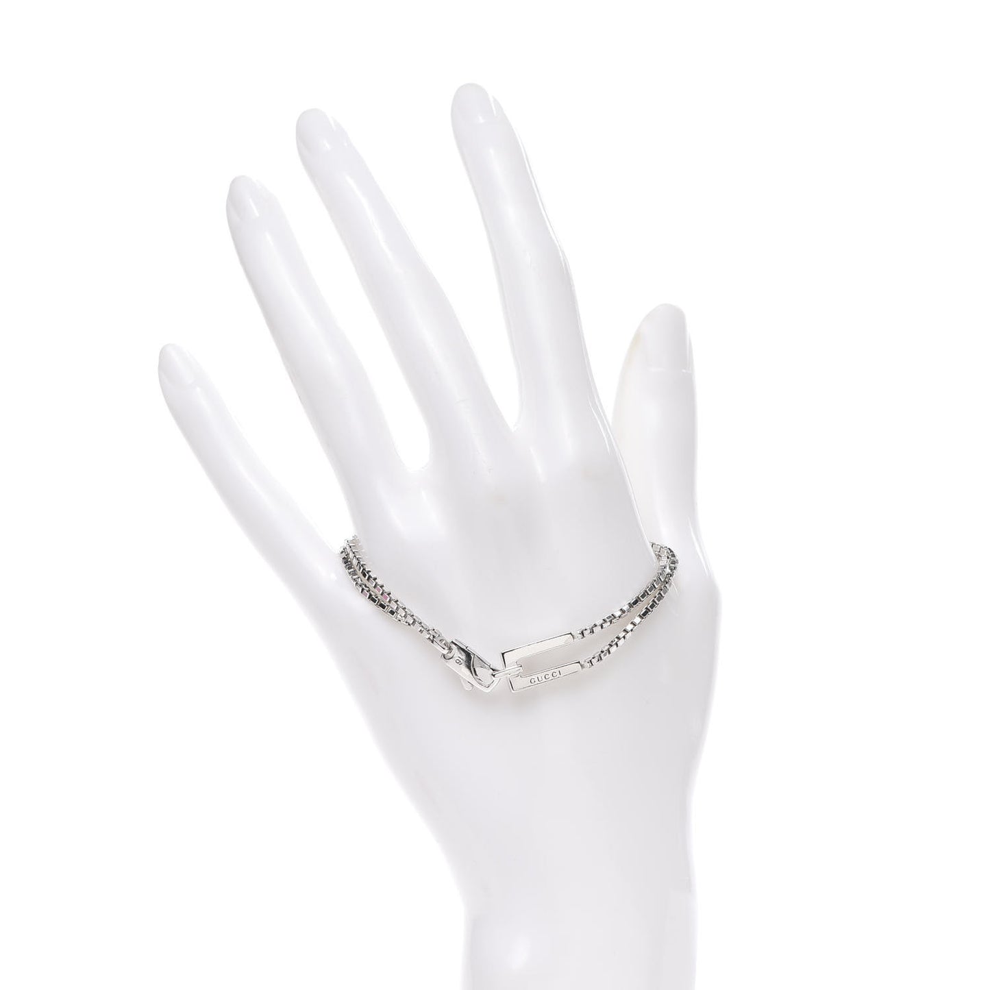 Sterling Silver Double Chain Bracelet