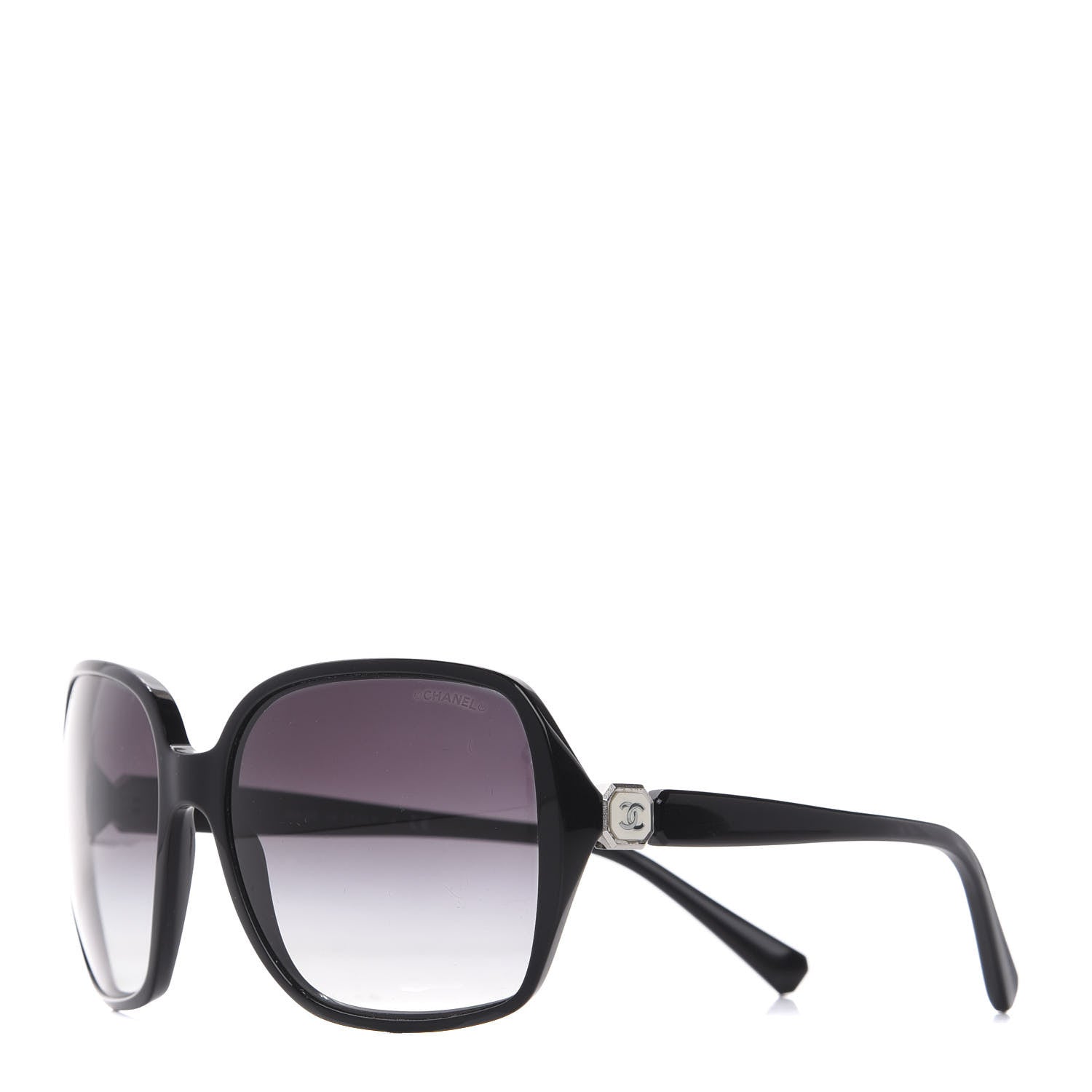 Chanel Square CC Sunglasses 5284 Black 1 of 8