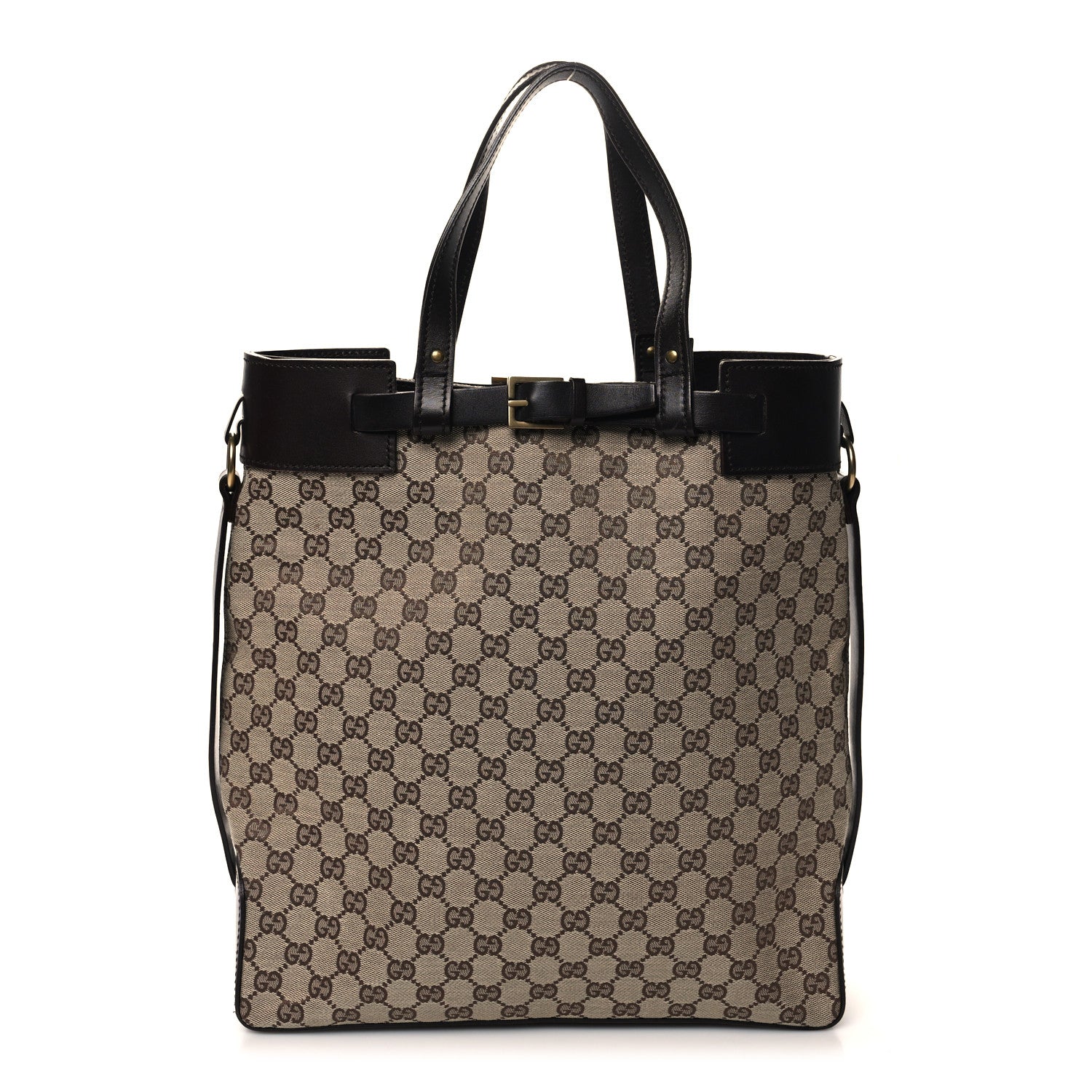 Gucci Monogram Tote Brown 1 of 14
