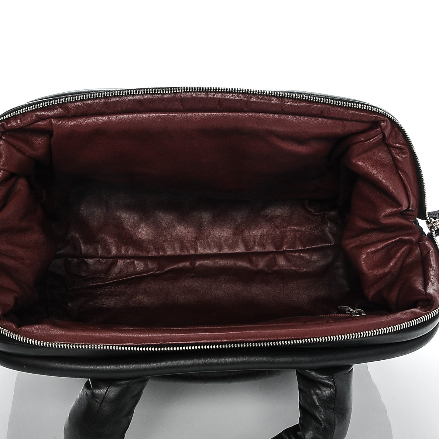 Lambskin Coco Cocoon Bowler Black