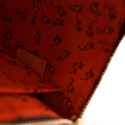 Louis Vuitton Catogram Neverfull MM GM Pochette Marron 7 of 9