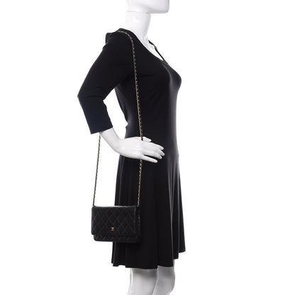 Chanel Caviar Quilted Wallet On Chain WOC Black 2 of 11
