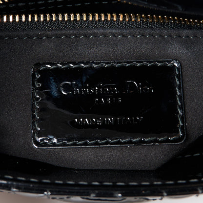 Christian Dior Patent Cannage Mini Lady Dior Black 6 of 11