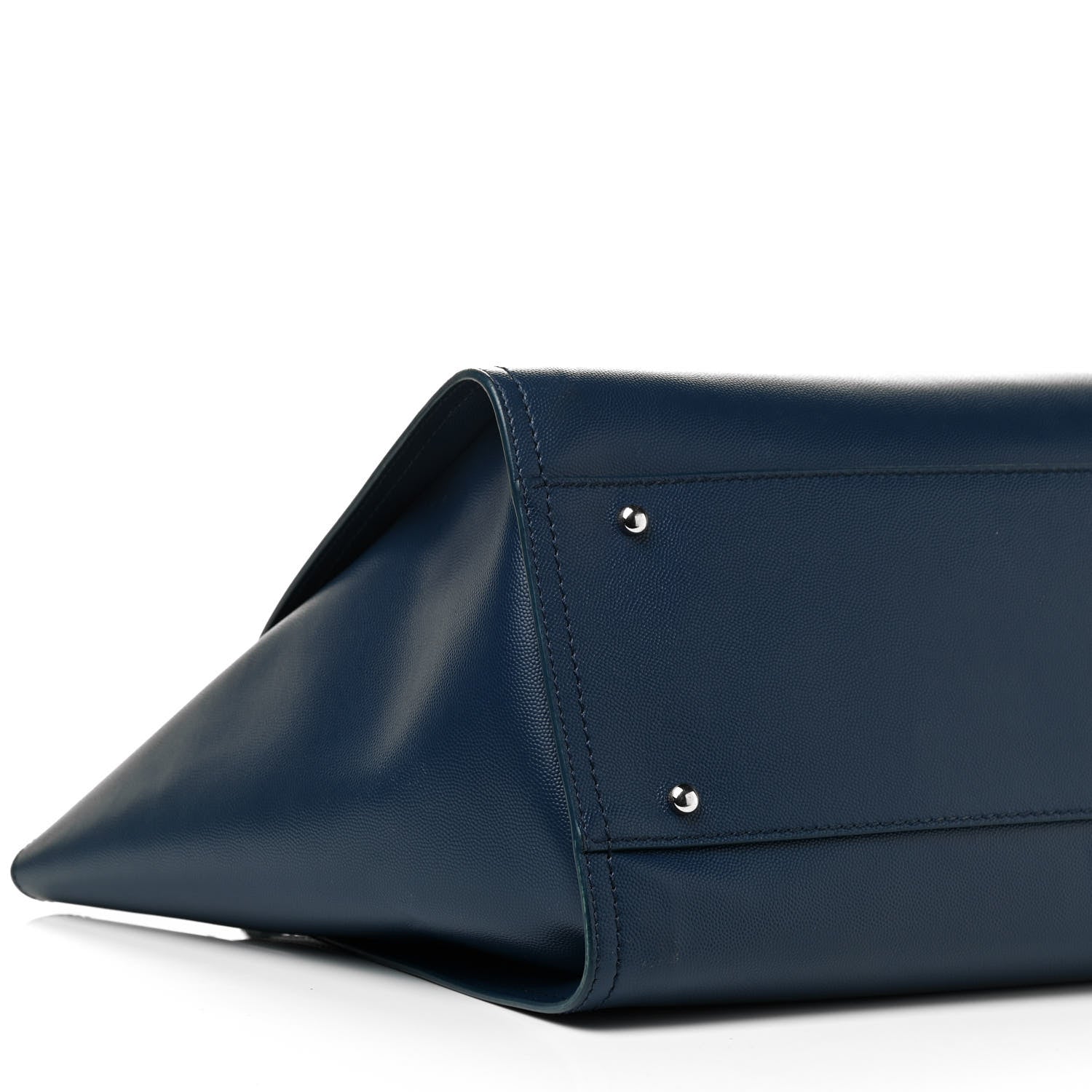 Chanel Caviar Medium Studded Deauville Tote Blue 7 of 8