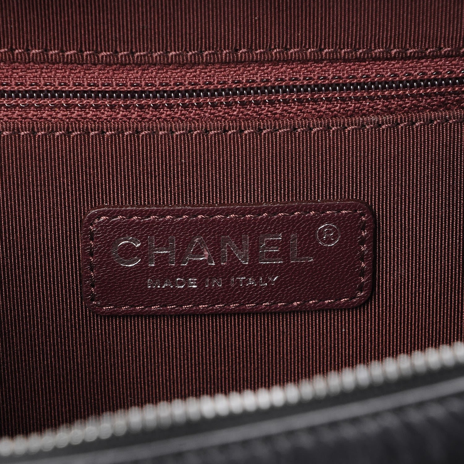 Chanel Glazed Calfskin Small Coco Boy Camera Case Black 6 of 8