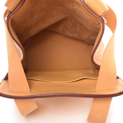 Hermes Taurillon Clemence Sherpa Backpack Sable 5 of 16