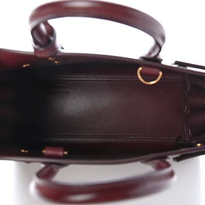 Saint Laurent Calfskin Nano Sac De Jour Dark Amaranto 5 of 12