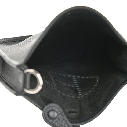 Hermes Taurillon Clemence Evelyne TPM Black 6 of 11