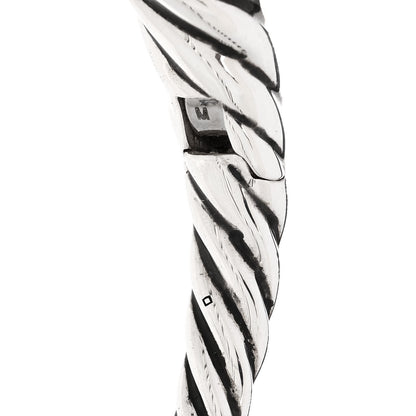 David Yurman Sterling Silver 17mm Pure Form Cable Bracelet 4 of 4