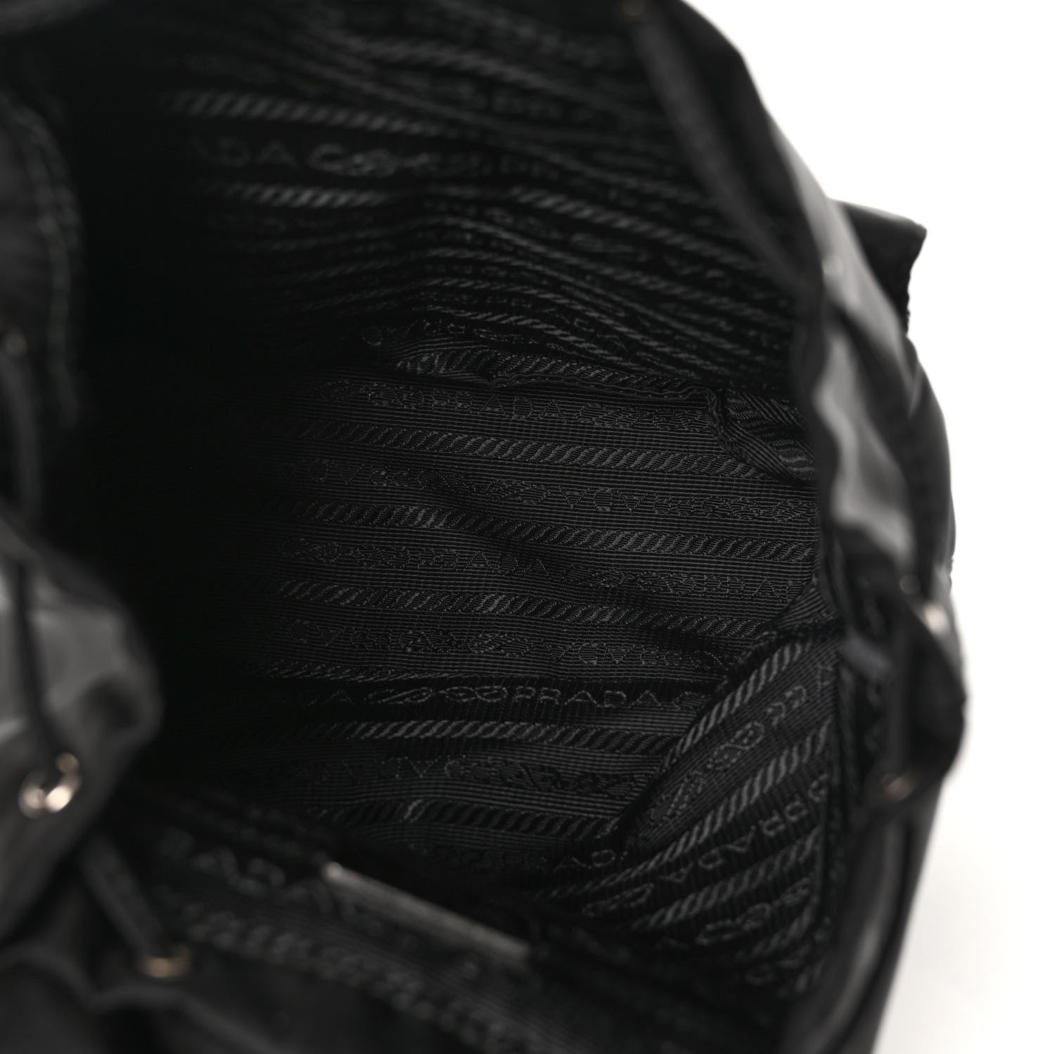 Prada Nylon Vela Mini Crossbody Backpack Black 5 of 8