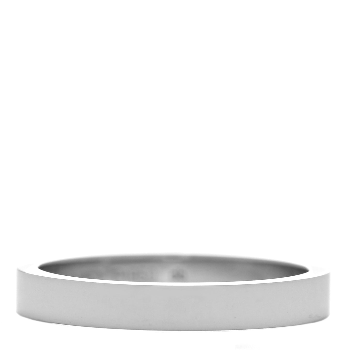 Platinum 3mm C De Cartier Wedding Band Ring 56 7.5