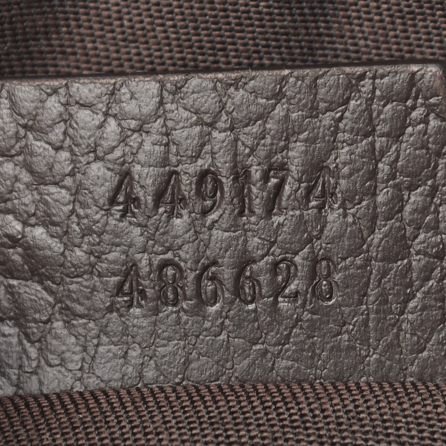Gucci Monogram Belt Bag Dark Brown 7 of 9