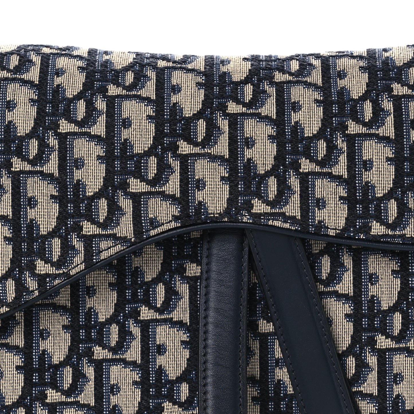 Oblique Saddle Bag Blue