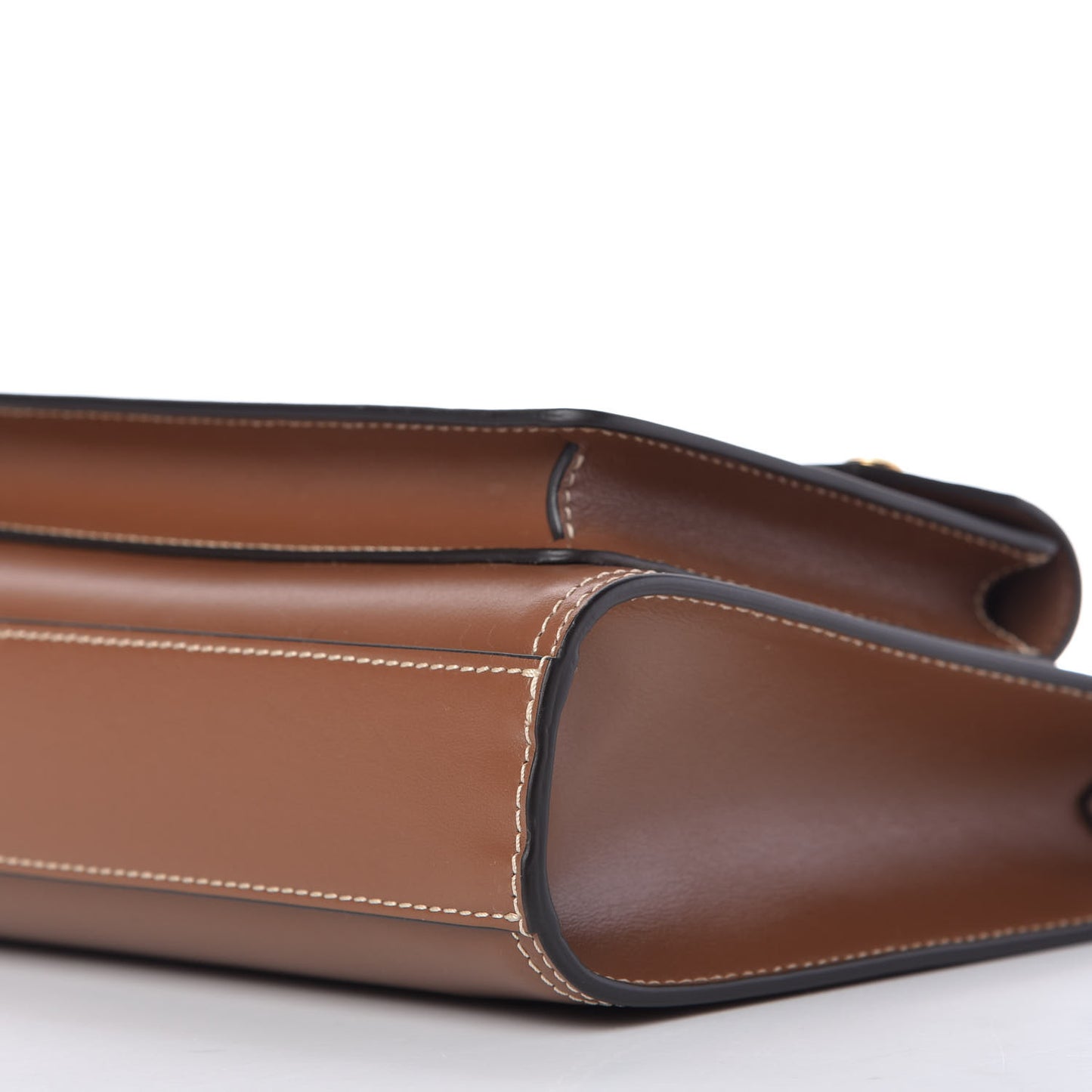 Smooth Calfskin Mini Pocket Bag Malt Brown