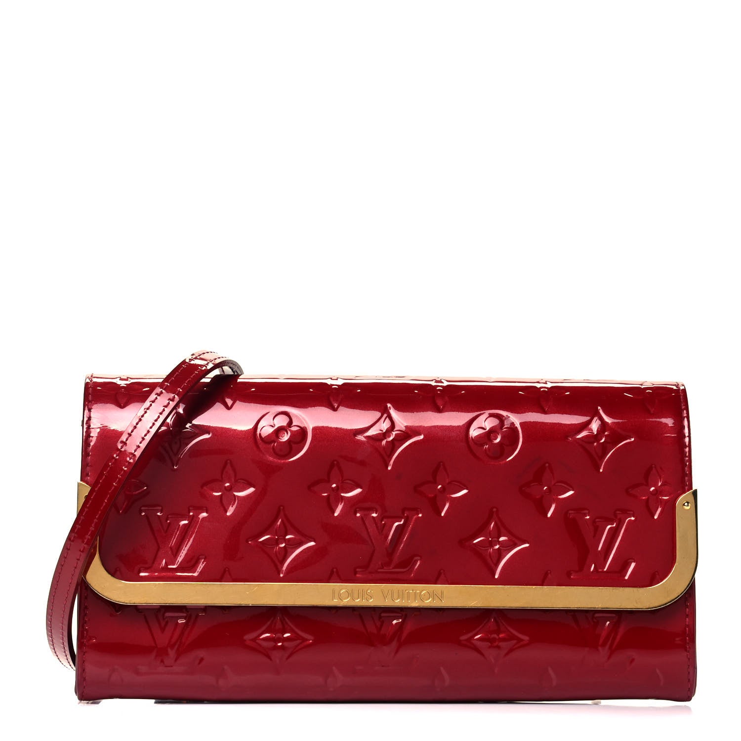 Louis Vuitton Vernis Rossmore MM Pomme D'Amour 4 of 8