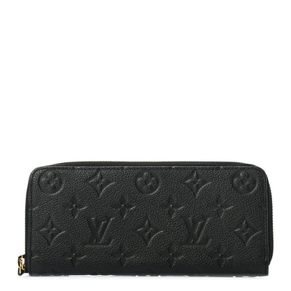 Louis Vuitton Empreinte Clemence Wallet Black 1 of 7